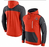 Men's Cleveland Browns Nike AV15 Fleece Pullover Hoodie Orange FengYun,baseball caps,new era cap wholesale,wholesale hats